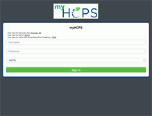 Tablet Screenshot of my.hcps.org